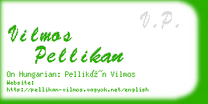 vilmos pellikan business card